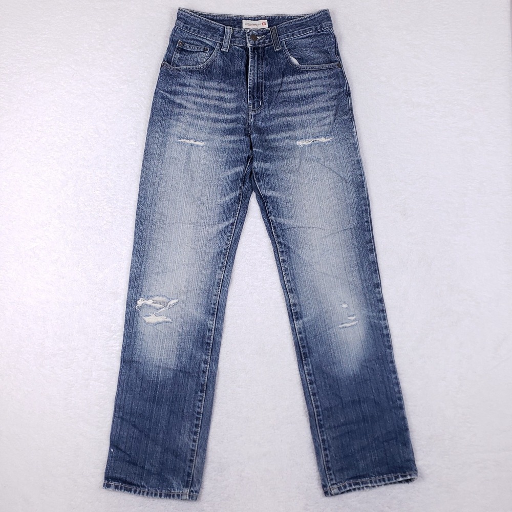 Diesel Industry Distressed Straight Leg Jeans‎ Size 30 Blue
